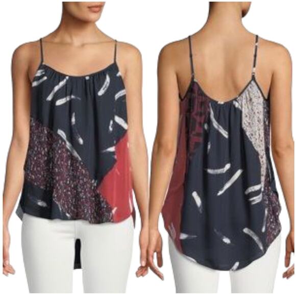 NWT Joie Lenline B Silk Camisole Top - Multi - XS - Picture 4 of 11